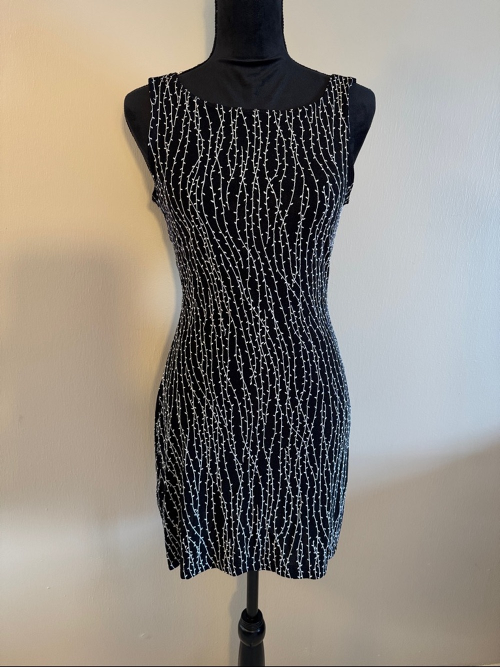 XOXO Black & White mini dress